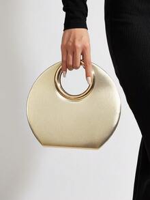 Túi xách nữ thanh lịch, túi cầm tay dây xích tối giản, túi dự tiệc/dạ hội sang trọng nhẹ nhàng, món quà sinh nhật hoàn hảo cho bạn gái, phù hợp cho tiệc tùng, đám cưới, dạ hội, tiệc gala - có thể phối cùng váy dự tiệc, váy dạ hội và váy đính sequin. - Xem 1