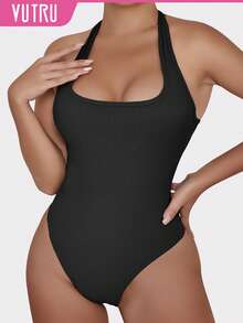 VUTRU 女士运动三角紧身连衣裤