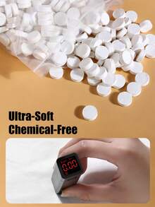 100-Piece Disposable Compressed Facial Towel, Thick And Soft Gentle Cleansing Towel Home Bathroom Decoration Back To School Beauty Salon Home Bathroom Hotel Disposable Facial Compressed Towel, 20cmx22.5cm Soft Towel, Disposable Compressed Towel For Outdoor Travel, Camping Wipes And Toilet Paper - No Pattern - View 7