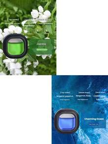 1 pieza Difusor de aceites esenciales aromáticos portátil para auto, mantiene el aire fresco en el coche, aromaterapia, se puede usar durante todo el año