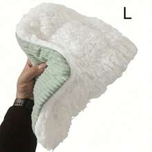 Juego de 1 pieza (3 colores + 2 tamaños disponibles) Cama para conejos y cobayas, Esterilla suave para conejos, Esterilla cálida para cobayas, Colchón de invierno para pequeños animales, Esterilla de dormir de lana. Adecuado para conejos, hámsteres, ardillas, erizos, chinchillas y hurones de interior. - Multicolor - Ver 11