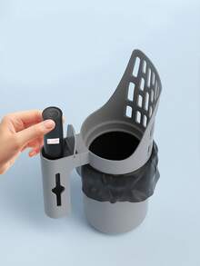 All-In-One Cat Litter Scoop, Plastic Cat Litter Scoop With Trash Can, Home Use Cat Litter Scoop With Trash Bag, Cat Litter Box Scoop, Professional Cat Poop Scooper, Cat Owner Essential