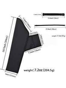 1 件户外狩猎射箭箭袋，黑色带腰带箭袋，方便携带和存放箭，高品质，耐用，宽敞的射箭训练空间