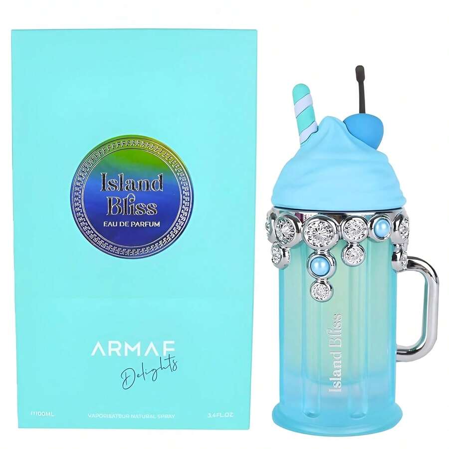 Armaf Island Bliss Eau De Parfum For Men – 3.4 Oz | Fresh Fruity Gourmand Scent, Long Lasting, Coconut & Vanilla Blend For Tropical Everyday Wear - Floral Fruity Gourmand - 查看 1