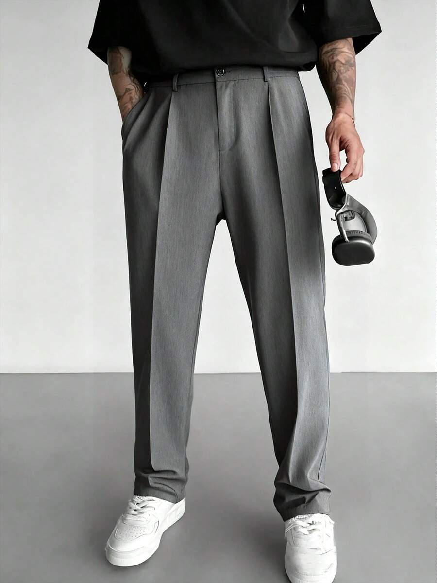 男士老钱休闲商务西装裤