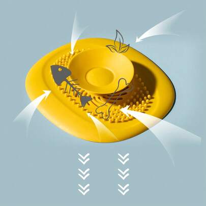 1 pieza Atrapapelos para drenaje - Protector de filtro para drenaje de ducha del baño, accesorio y esencial multifuncional para el baño del hogar