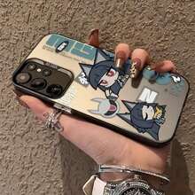おしゃれなスマホケース  11/12/13/14/15/15pro/15 Plus/15 Promax/7plus/8plus/11pro/12pro/13pro/14pro/11promax/12promax/13promax/14promax/14plus/5 - 半透明の黒 - チェックする 6