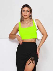 Women Tops - 青檸色 - 查看 4