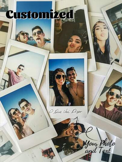 4/8 piezas Foto personalizada, impresión de fotos de pareja personalizadas, regalos de cumpleaños y aniversario DIY para él y ella, regalo del Día de San Valentín, regalos personalizados, regalos para ocasiones especiales, recuerdo elegante, papelería elegante, impresión de alta calidad, material duradero