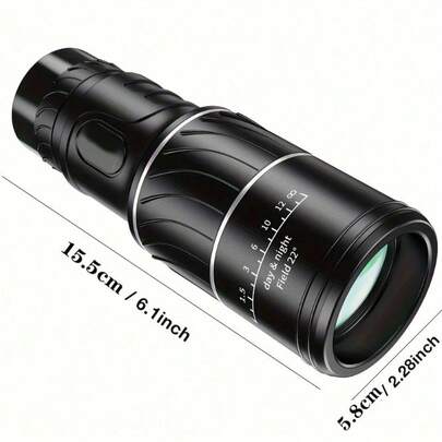 HD Monocular Telescope, Universal Monocular Telescope For Adults, Powerful Monocular Telescope, Suitable For Camping, Traveling, Sightseeing