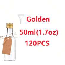 52/10/2/120/500pcs Set Of Small Plastic Wine Bottles With Cap And Funnel Lightweight And Non-Leakage Transparent Bottle With Screw Cap, Can Be Used To Fill A Variety Of Liquids And Fine Solids, Suitable For Putting In The Bag To Take Out Travelling And Etc. - Multicolor - View 17