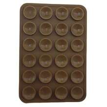 Suporte de silicone popular para telefone com ventosa antiderrapante e suporte portátil para telefone - Marrom - Visão 2