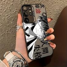 Fundas de Teléfono Anime Japonés Clásico Graffiti para S25 S24 S23 S22 S21 S20 FE Ultra Plus 4G 5G con Cubierta Trasera Mate Anticaídas17  17promax - Negro - Ver 4