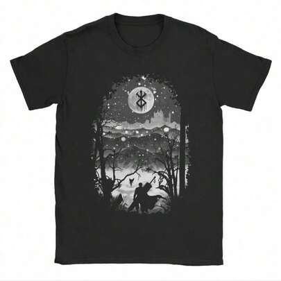 T-Shirt Men Women 100% Cotton Plus Size Daily Casual Graphic O-Neck Japanese Anime Oversized Streetwear Cool Unisex Tees