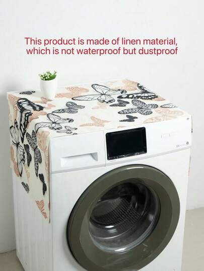 One Butterfly Patterned Microwave Dust Cover Can Prevent Dust And Stains. The Material Is All Polyester And Not Waterproof, But It Can Prevent Dust And Stains. It Is Also A Decorative Dust Cover That Is Easy To Use And Clean,Wedding,Y2k,Party