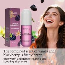 1 Bottle 50ml Vanilla Scented Mist, Body & Hair Fragrance Spray, Compact & Portable For On-The-Go Freshness, Unisex Scent Suitable For All Occasions - Vanilla Blackberry Spray - View 2