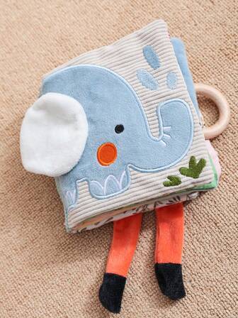 Juguetes de peluche suaves personalizados y personalizados, libros de tela con forma de animales, juguetes para niños - Adecuados para juguetes de niños y niñas, juguetes Montessori - La mejor opción para la educación de la primera infancia, juguetes para bebés de 1 a 3 años - Adecuados como regalos, regalos de Halloween, regalos de Navidad