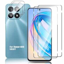 4 buah Pelindung Layar untuk Honor 600/600 Pro/200 Lite/200 Smart/400 Smart/X7d/400 Lite/600 Lite/Magic 7, Pelindung Layar Lengkung, Pelindung Lensa Kamera Definisi Tinggi, Film Kaca Tempered Anti Gores, Kompatibel dengan Casing Ponsel, Anti Sidik Jari, Pelindung Lensa Kamera, Pelindung Layar Kaca Tempered, Pelindung Lensa Kamera Definisi Tinggi 3D, Pelindung Kamera Belakang - Clear - View 8