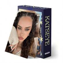 55pcs KATSEYE LOMO Photo Cards Set | 92pcs/55pcs Gabriela, Lana, Sophia, Manon, Yoonchae, Mei LOMO Card Stickers | K-Pop Fan Collection & Diary Decoration | <Gnarly> Double-Sided Holographic Card Gift Box, Fan Support Card | Student Birthday Gift Box, Postcard New Greeting Card - Small Card - View 6