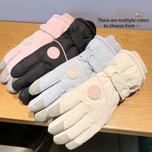 Cycling Ski Gloves/Women's Winter Gloves/Winter Cycling Gloves/Fleece And Thickened Warm Gloves - Multicolor - View 3