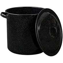 Cinsa Olla Recta con tapa, Acero vitrificado (, )(14.4 L Negro) - Tipo 1 - Ver 6