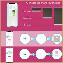 2N.M Tuya WiFi AC100-240V Smart Curtain Motor For 37mm 38mm Diameter Windows, Electric Automatic Blackout System With Remote Control And Voice Control, Compatible With Alexa, Yandex, And Alice - Tuya WiFi Version - View 6