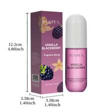 1 Bottle 50ml Vanilla Scented Mist, Body & Hair Fragrance Spray, Compact & Portable For On-The-Go Freshness, Unisex Scent Suitable For All Occasions - Vanilla Blackberry Spray - View 3