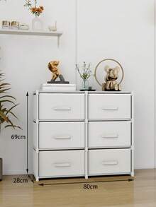 Multifunktionaler tragbarer Würfel Aufbewahrungsschrank mit Schubladen, staubdichter Kleiderschrank, Regale, Schuhregal, freistehende Vitrine, einfache Montage, Bodenspeicherregal, Bücherorganizer für Schlafzimmer, Wohnzimmer, Küche, Büro, Ferienlagerung, Valentinstag Geschenk