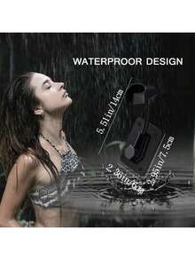 1pc Rotatable Black Shower Head Holder, Universal 360 Degree Adjustable Wall-Mounted Shower Head Bracket, No Drilling Installation - Black - View 7