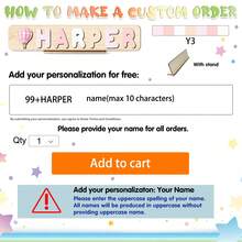 [New Font And New Pattern] Customized Puzzles, Customized Children's Educational Toys With Optional Bottom Plate Patterns, Support Customization Of 3-10 Letters And 1 Pattern, Suitable Birth Gifts, Christmas Gifts(With Stand)