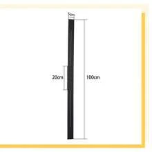 30CM/60CM/100CM LED 壁灯 - 现代黑色室内壁灯，适用于走廊、楼梯和卧室，31W 暖白光照明 - 黑色 - 查看 4