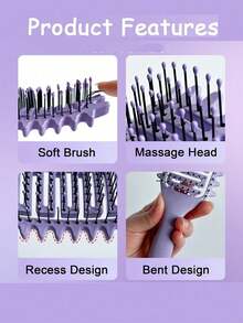 1PC Curling Brush, Curling Brush, Curling Brush, Combing And Shaping Male And Female Curling To Reduce Pulling And Curling Separation, Curling Brush, Comb, Hair Tool, Hair Salon Beauty Travel Essential, Back To School, Travel Vacation Essential, Women's Hair Accessories, Hairdressing Products, Hairdressing Tools, Hairdressing Supplies, Hair Care Products, Curling Brush, Barber, Hairdressing Accessories, Hairdressing Equipment,Hair Brush,Slick Back Brush,Styling Brush,Curly Hair Brush,Edge Brush,Hair Comb,Brush Hair,Hair Brush Set,Comb Hair,Comb For Curls,Detangling Brush,Hair Brush For Women,Hair,Travel,Hair Products,Hair Tools,Hair Stuff,Barber,Barber Accessories,Barbershop,Hairdressing Equipment