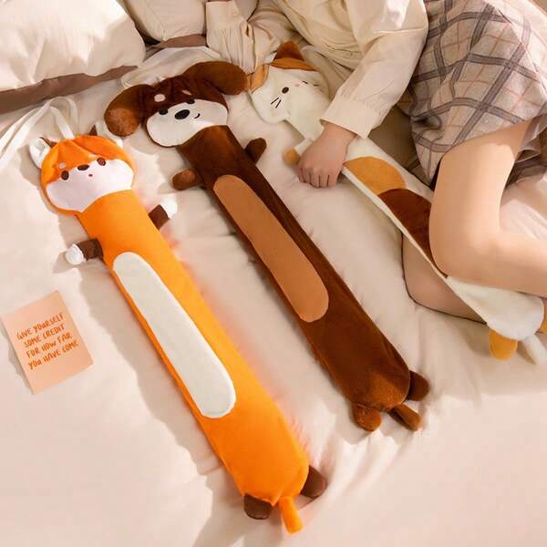 Cartoon-Tier-förmiger Überzug für lange Wärmflasche, Gummi-Wärmflasche, großer Handwärmer