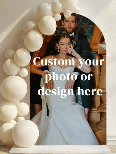Telón de fondo con arco elástico personalizado - Marco de techo redondo elegante, adecuado para bodas, fiestas de cumpleaños, etc., hecho de poliéster, sin necesidad de electricidad, disponible en varios tamaños, decoración de boda con telón de fondo de arco personalizado, adecuado para marco de techo redondo, aplicable para fiestas de cumpleaños, fiestas temáticas, bodas y otras ocasiones.