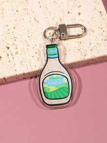 Cinnamon Roll Acrylic Keychain Accessories Bag Charm Cute Backpack Pendant Keyring Gifts For Friends