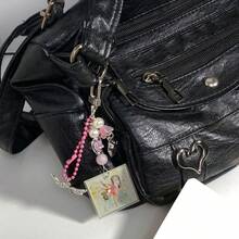 1pc "Wave To Sky" Beaded Custom Photo Keychain | Handmade | Summer Wave | Matching Pendant | Custom Photo Keychain - Multicolor - View 8