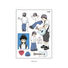 1pc - 2025 New Arrival - Japanese Aesthetic Glitter Stickers - Manga Y2K Cute Girl - Phone, Tablet, Laptop Stickers - Guitar Boy Stickers - Scrapbooking Materials - DIY Collage - Home Decor - Water Bottle, Luggage, Skateboard DIY Stickers - Wall Decor - Stitch Toys, Travel Toys, Classroom Fidget Toys, Mini Stuff, Bath Toys, Christmas Stationery, Stress Ball - Birthday Gift, Christmas Gift, Christmas Eve Gift, Perfect Gift, Gifts, Toys, Games - Multicolor - View 11