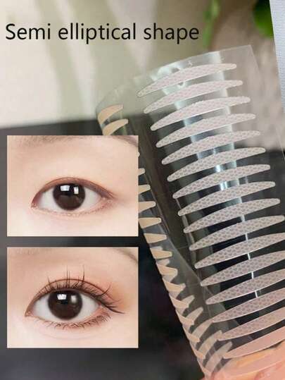 400 st osynliga tejper för dubbla ögonlock, matt och andningsbar yta, böjer sig inte och formar sig naturligt, lämplig för svullna ögon, monolider, bra stöd, smink, billig, bekväm för resor, sminktillbehör för alla män och kvinnor, billigt, presenter, smink, sminkverktyg, billiga saker, presenter, presenter till kvinnor, julklappar