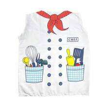 儿童厨师服装套装，包含帽子和围裙 - 适合男孩女孩玩耍，可用于厨房玩具、烹饪和烘焙角色扮演，是幼儿的理想选择，非常适合万圣节、圣诞节、生日派对、学校表演，也是送给3-8岁儿童的礼物。 - 彩色 - 查看 5