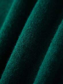 Women's Spring Sweater Cardigan Long Sleeve O Neck Button Up Solid Color Knitwear - Dark Green - View 6