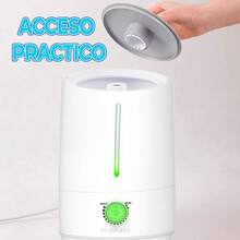 ELE-GATE Humificador Difusor con Luz RGB Capacidad de 4 Litros - Blanco - Ver 6