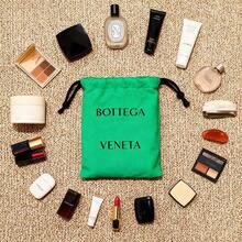 Bottega Veneta BV Parrot Green Large Canvas Shoulder Bag - Unisex Compact Design For Everyday Use