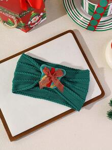 1 Set Christmas Tree, Santa Claus Doll, Baby Headband With Cute Bells, Reindeer, Girls Hair Accessories - Multicolor - View 11