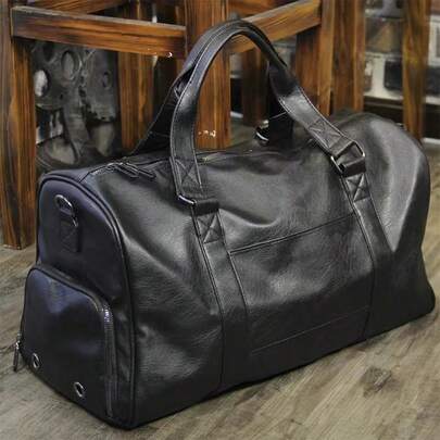 Men's business travel travel luggage commuter full cowhide travel bag sports fitness bag portable fashion