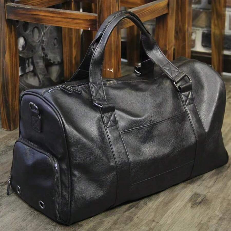 Men's business travel travel luggage commuter full cowhide travel bag sports fitness bag portable fashion