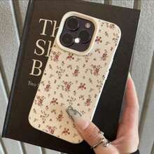 Flower 1pc TPU Material Elegant Pink Rose Full Screen Pattern Phone Case Compatible With IPhone 17 Pro Max/17/16 Pro Max/15/13/12/11, S20 FE/A15/S24/A55, Redmi Note 11/Note 12/Note 13 Pro, Shockproof Soft Protective Cover - Kiểu 5 (1 chiếc) - Xem 8