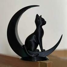 1 sztuka eleganckiej ozdoby na biurko z kotem, urocze figurki kotów, dekoracyjne akcesoria dla kotów, dekoracje samochodowe, luksusowe drobne prezenty, prezenty urodzinowe - Wielokolorowe - Zobacz 4