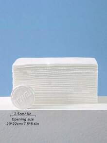 100-Piece Disposable Compressed Facial Towel, Thick And Soft Gentle Cleansing Towel Home Bathroom Decoration Back To School Beauty Salon Home Bathroom Hotel Disposable Facial Compressed Towel, 20cmx22.5cm Soft Towel, Disposable Compressed Towel For Outdoor Travel, Camping Wipes And Toilet Paper - No Pattern - View 6