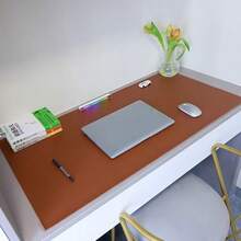 1 peça de tapete de mesa com proteção para os olhos, tapete de escritório, mouse pad grande, papel mata-borrão de couro sintético antiderrapante, mesa de laptop, tapete de mesa para maquiagem com unhas, tapete de mesa de centro, tapete de penteadeira, toalha de mesa extra grande, bloco de escrita à prova d'água para escritório e casa, à prova d'água, à prova de óleo, resistente ao desgaste, tapete de mesa de jantar sem necessidade de lavagem, adequado para uma variedade de mesas