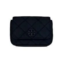 Tory Burch Classic Double T Logo Quilted Small Crossbody Bag 136488 - Black - View 2
